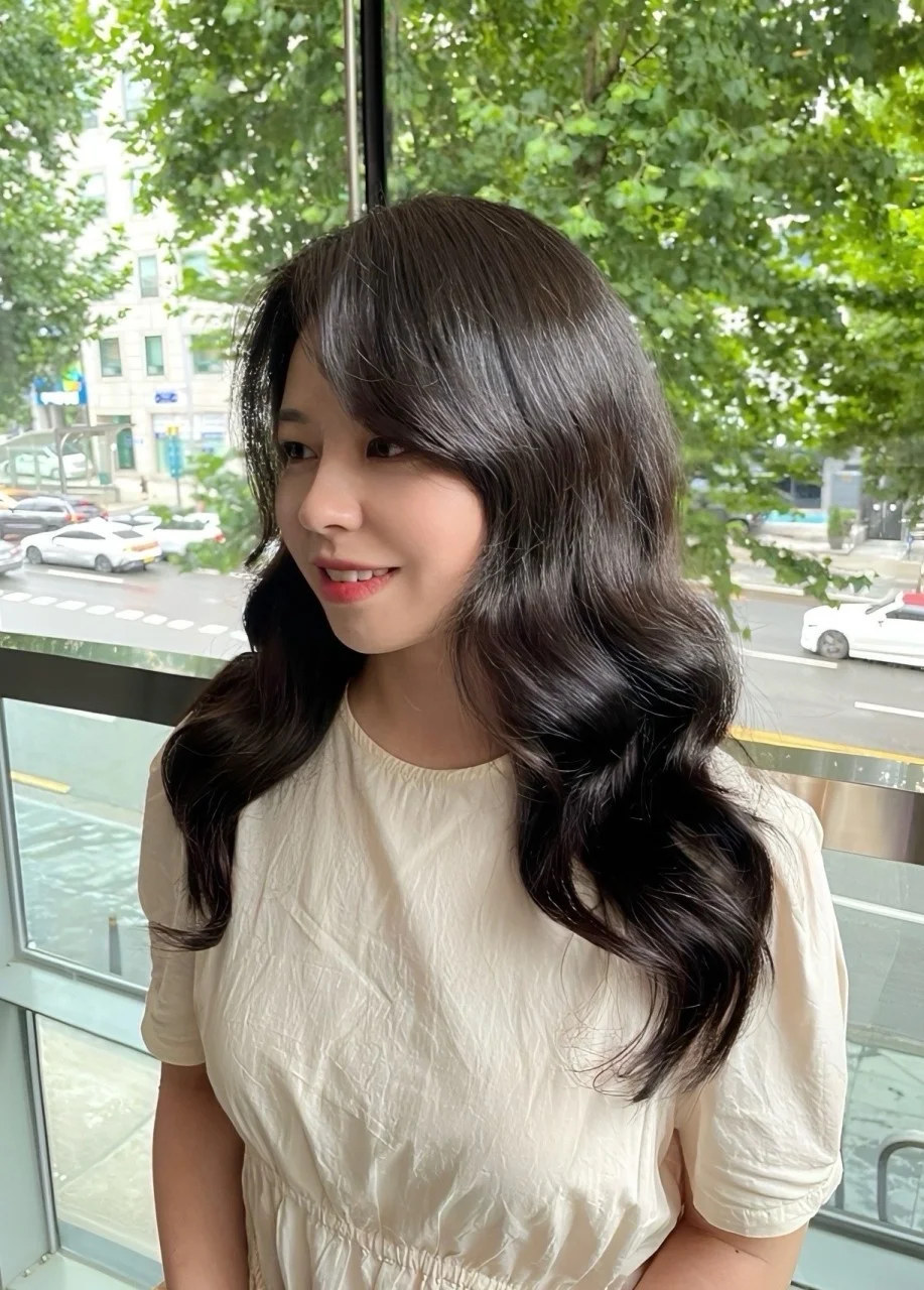 Medium-length Hair Perm 1